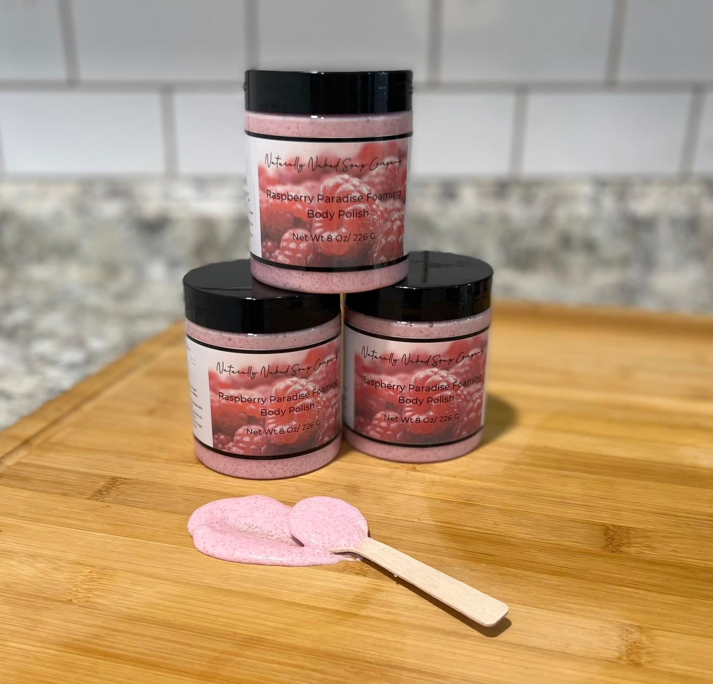 Raspberry Paradise Foaming Body Polish